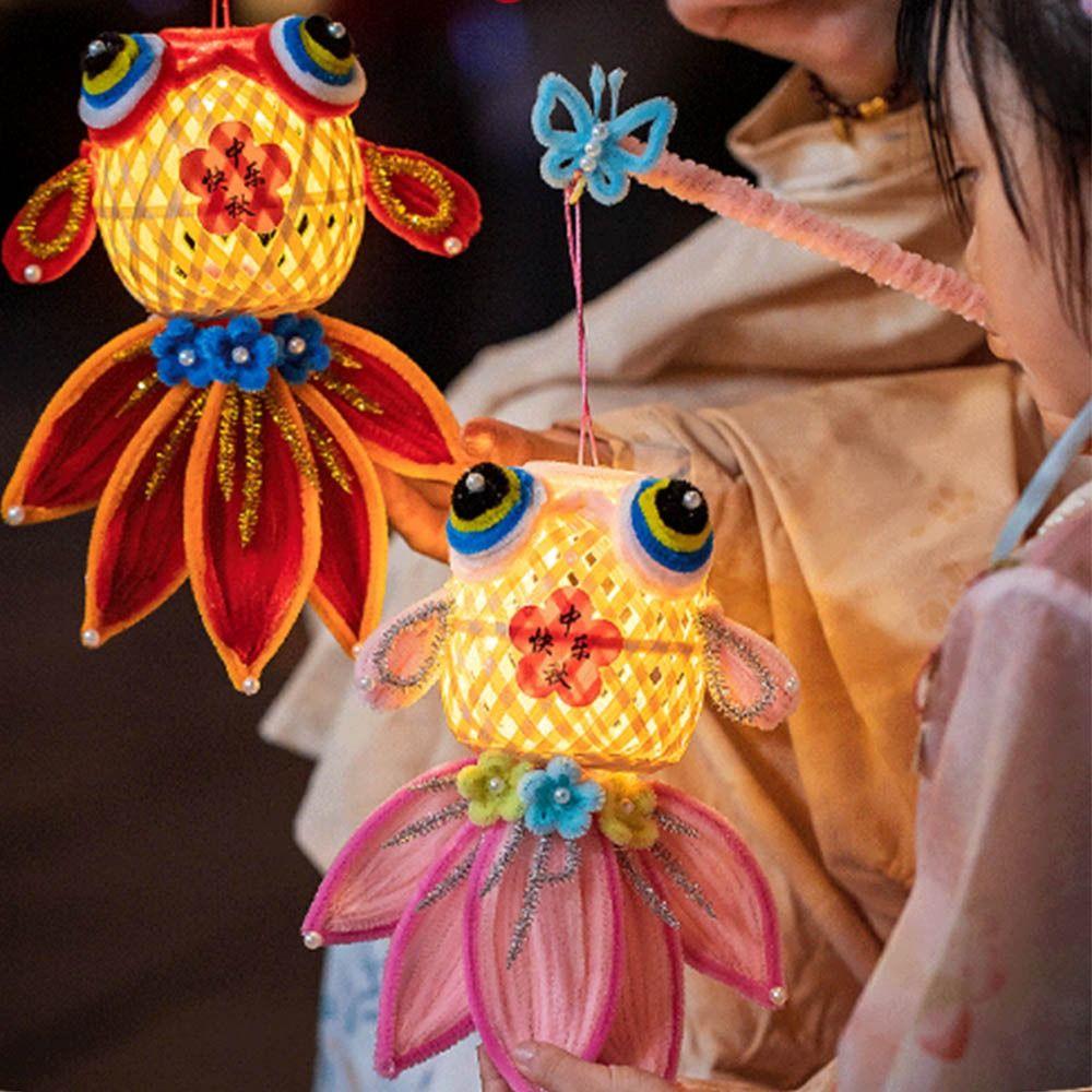 Hand Made Carp Lantern Luminous Mid Autumn  Festival  Lantern  Mid-Autumn Festival