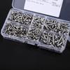 300pcs M3 Stainless Steel Button Head Hex Socket Screws Assortment Kit with Nuts