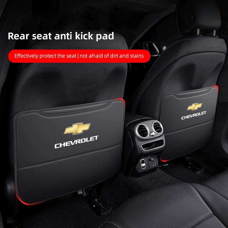 Auto Innenraum Für Chevrolet CRUZE Spark Captiva Tracker Epica Autositzlehne Anti-Tritt-Schutz Abdeckung Matte Leder-Sitzlehnenpolster