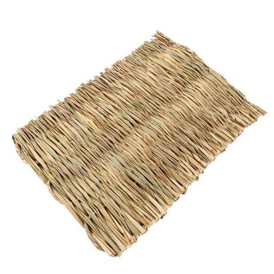 Acessórios Domésticos Tecidos para Animais de Estimação para Pequenos Animais Coelho Hamster Cama para Dormir Tapete de Grama Almofada para Gaiola de Animal de Estimação Tapete de Grama para Roer Coelho