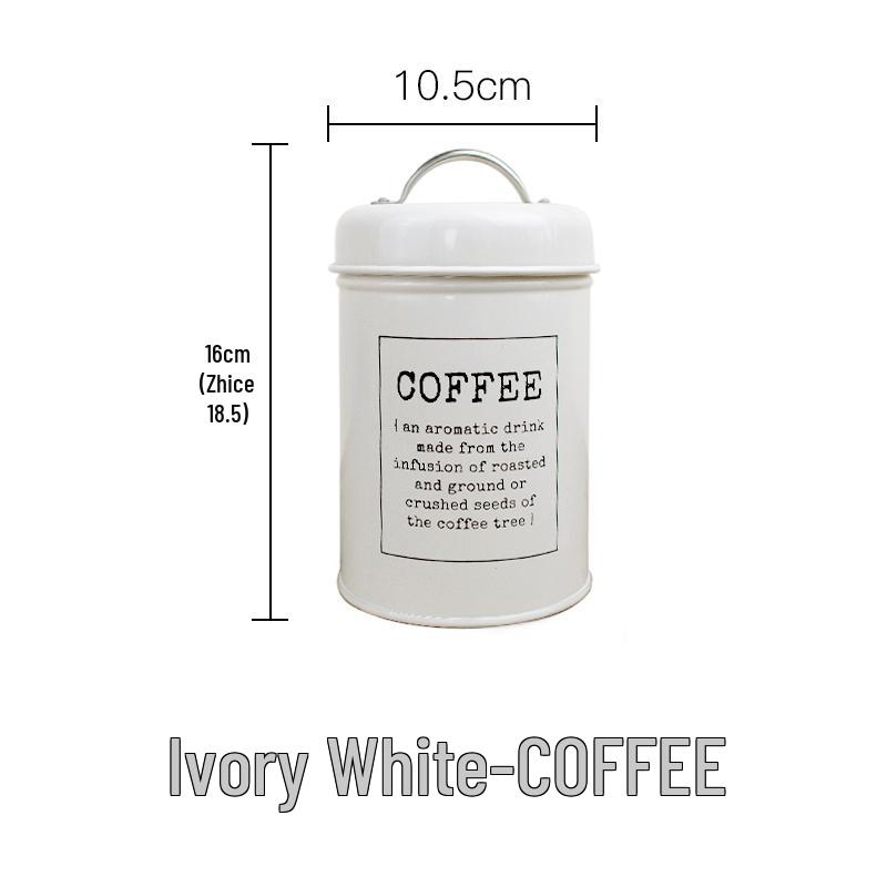 European-Style Sealed Can for Milk Powder, Coffee, Tea, Candy, or Mask Powder - Moisture-Proof with Sealing Ring