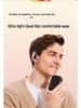 V10 Noise-Cancelling Bluetooth Ear Clip with Long Battery Life and Digital Display