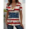 Fashionable Women's V-neck Casual Short Sleeved T-shirt,Rretro Sports Style Casual Sportswear