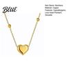 Durable Fashion Jewelry Heart Charm Necklace Women Love Skin-friendly