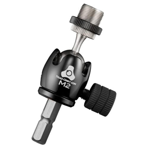 TRIAD-ORBIT M2 [Ball swivel mechanism allows 360 x 190 angle adjustment, ideal for handheld microphones] IO Quick-Change Coupler allows one-touch co