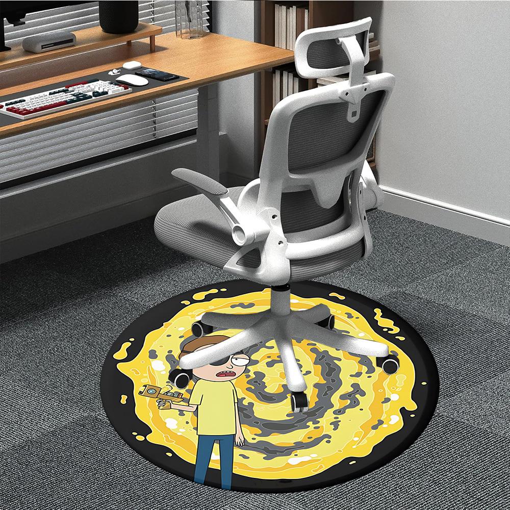 

1pc Rick SanchezChair Carpet for Office, Non-slip, Soft and Durable Office Rug for Interior Decoration, Perfect for Office yy250925098 80cm by 80cm