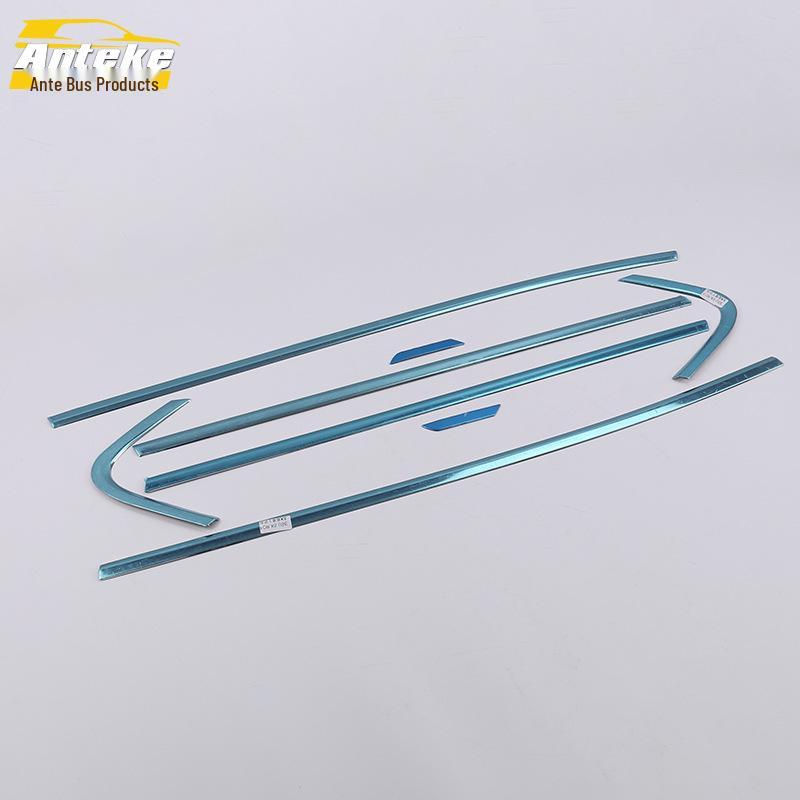 15-delad Repskyddande Rostfritt Stål Trim för K5 Bilfönster & Kaross.