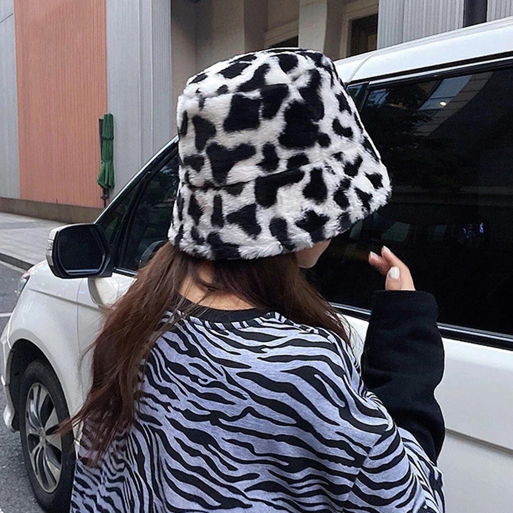 One Size, Leopard Tngan Winter Bucket Hat Women Men Warm Hats Vintage Faux Fur Fisherman Cap One Size, Leopard Tngan Winter Bucket Hat Women Men Warm Hats Vintage Faux Fur Fisherman Cap