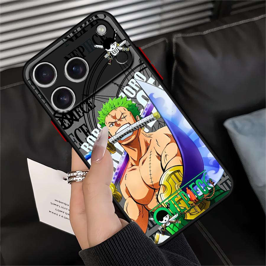 Case for iPhone 17 Pro Max 15 XS XR 7 8 SE 14 13 Mini 12 11 16 Plus Air Funda Back Phone Cover One Piece Cool Zoro