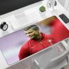Cristiano Ronaldo Action Gaming Mouse Pad Keyboard Pad Desktop Mouse Pad Non-Slip Rubber Bottom Computer Decor Item Office Use