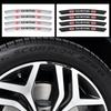 4Pcs Aluminum Alloy Car Wheel Rim Strip Styling Sticker Accessories For KIA Sportage GT RIO Ceed Picanto Pegas Sorento Niro Soul rmvl70