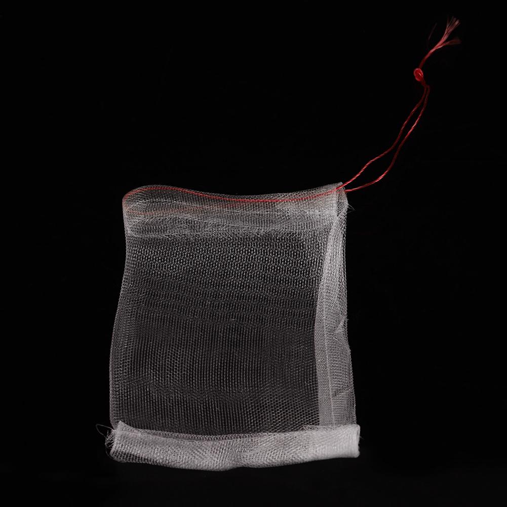 100pcs Plant Fruit   Bags,   Nylon Mesh Drawstring Bags for Tomatoes Grapes Apples, with Ventilated Design To Keep Out Birds
