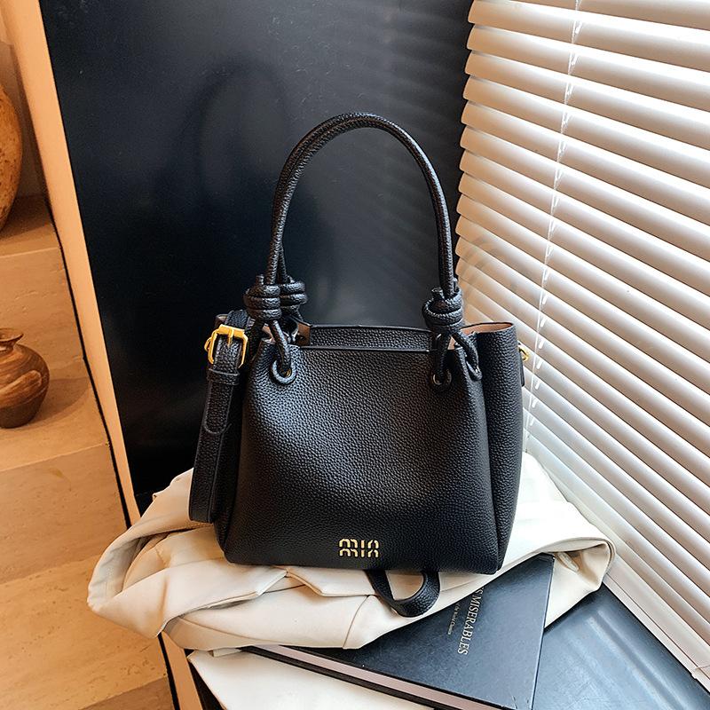 Popular small bag women's summer new simple shoulder messenger bag portable bucket bag