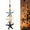 Marine Theme Starfish Wall Decor Hanging Mediterranean Decorative Starfish  Restaurant Wall Art