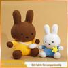 Miffy Rabbit Plush Crossbody Bag - 4-Way Stretch Toy & Creative Cushion Gift