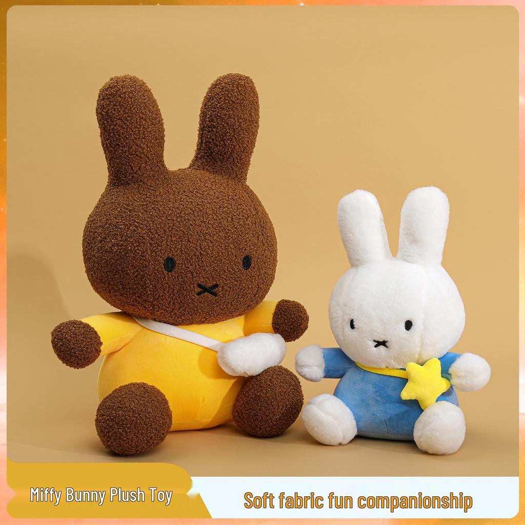 Miffy Rabbit Plush Crossbody Bag - 4-Way Stretch Toy & Creative Cushion Gift
