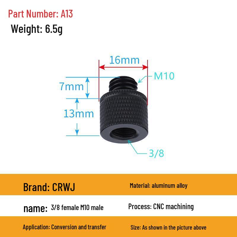 Multi-Size Conversion Screw Adapter for Camera & Projector Brackets
