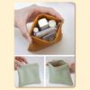 1PC Automatic Closure Multifunctional PU Mini Elastic Sheet Portable Waterproof Purse Jewelry Bag Earphone Charging Line Fashion