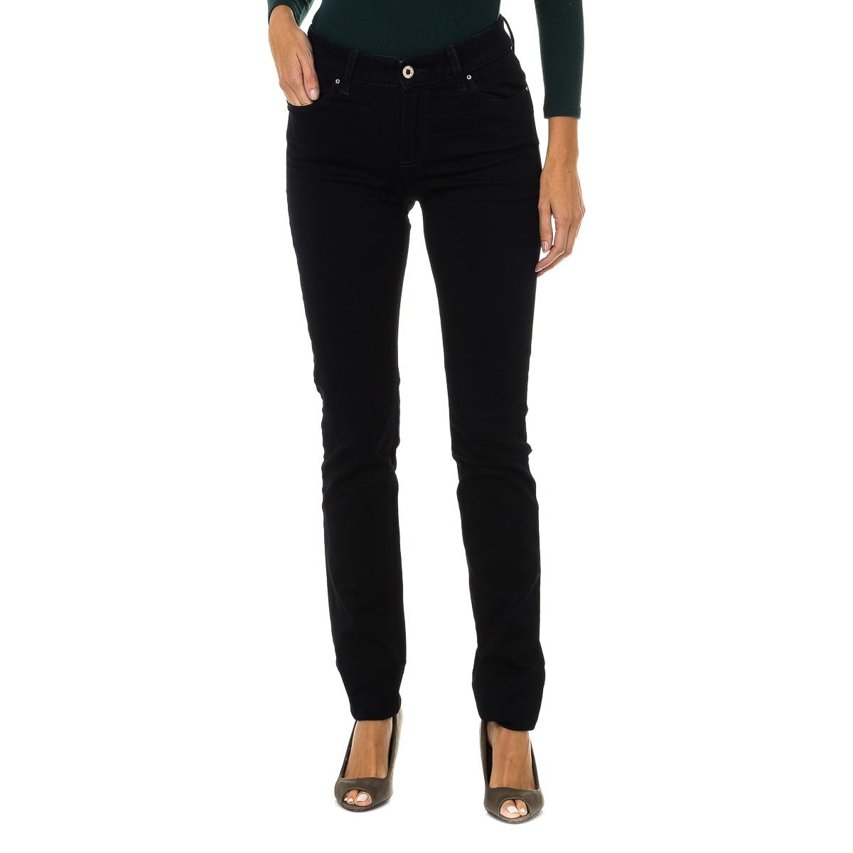 

Длинные облегающие брюки из эластичной ткани 6X5J18-5DZCZ женские 26-USA синий