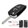 KEYYOU CE0523 CE0536 Modified Flip Key Shell 2/3 Buttons For Citroen C2 C4 C5 Berlingo Xsara Picasso Peugeot 306 407 807 Partner