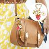 1pcs Cute Strawberry,daisy,bee,-shaped Metal ,perfect for Bag Accessory,keychains and Gifts for Familes and Lovers Bag Charm
