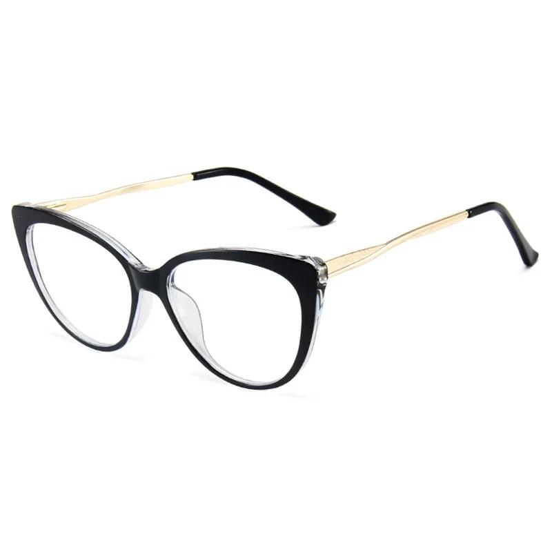 Stylish Cat Eye Optical Eyeglasses Frame Female Retro Clear Lenses Optical Glasses Frames Prescription Spectacle Frame