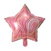 18inch Agate Love Peach Heart Balloons Birthday Wedding Party Decoration Colorful Cloud Pattern Pentagram Aluminum Foil Balloon