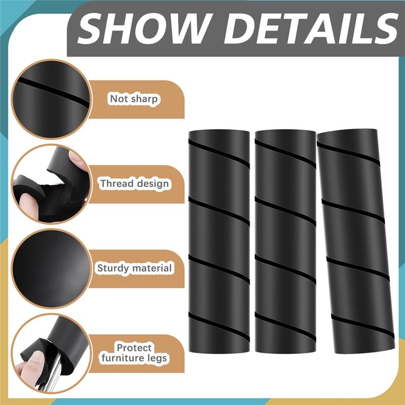 Good-4 Pcs Bed Frame Toe Protectors 6Inch Bed Frame Leg Covers, Bed Frame Feet Protectors For Toe Saver Keep Your Toes