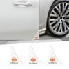 2/4PCS Transparent Car Door Corner Anti-collision Covers Stickers Center Cover For Nissan X-trail Tiida Versa Sentra Juke Rogue