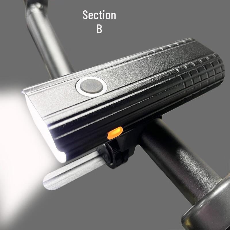 Mini Aluminum Alloy USB Rechargeable Bicycle Headlight