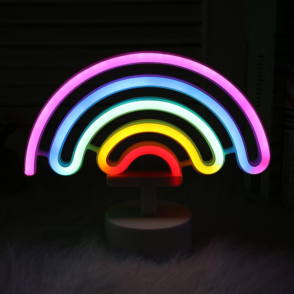 LED Neon Rainbow Lamp Decorative Ornament Light