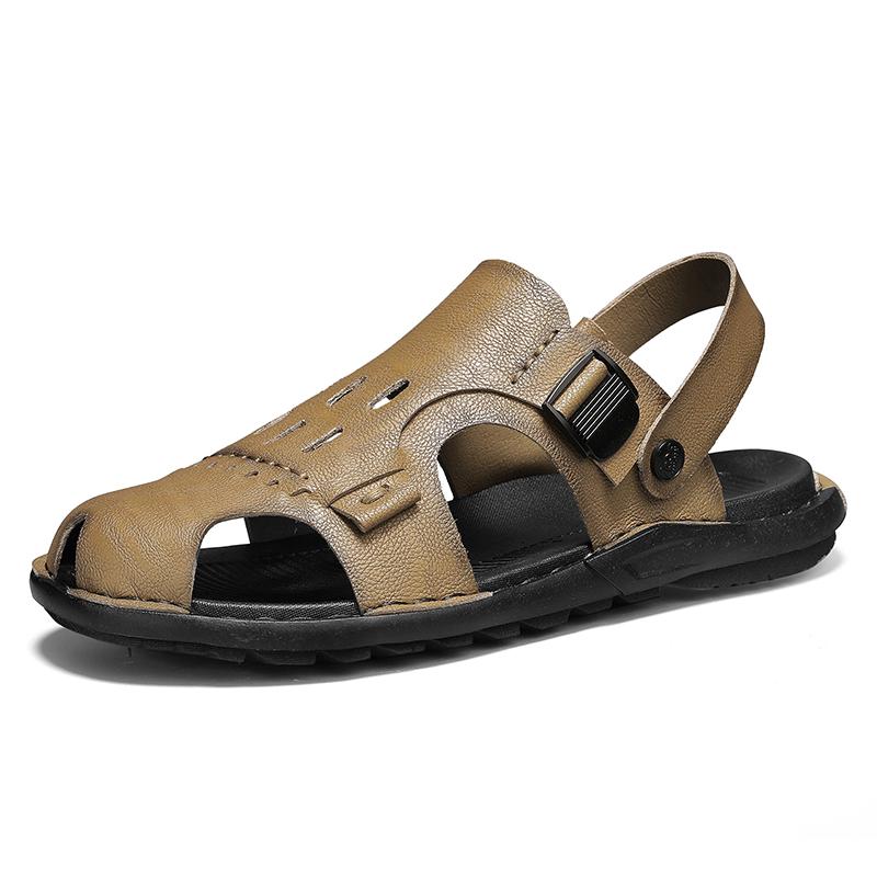 

Модные летние мужские сандалии, нескользящие мужские шлепанцы, мягкие тапочки, легкие уличные сандалии, повседневная пляжная обувь, бесплатная доставка 2024 44 хаки