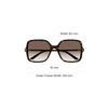 Gucci Logo Design Original Square Sunglasses Women sunglasses Brown GG1449S002