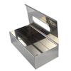 Caja de Toallitas Húmedas Acero Inoxidable Escritorio Sellado Toallitas para Bebés Almacenamiento de Papel Dispensador Soporte Hogar Impermeable