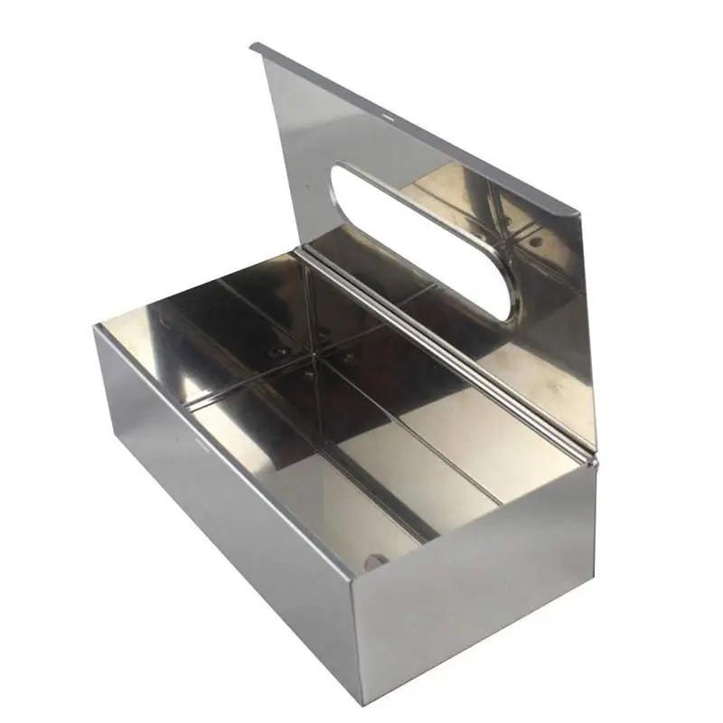 

Wet Tissue Box Stainless Steel Desktop Seal Baby Wipes Paper Storage Dispenser Holder Household Waterproof красный