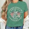 Vintage Usa 250th Anniversary 17762026 Tshirt Unisexs Retro Eagle Flag Print Casual Patriotic 4th Of July Tee Gift