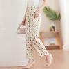 Women's Summer Polka Dot Straight Leg Casual Pants