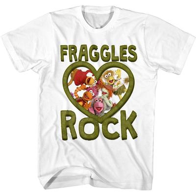 Fraggle Rock Jim Henson 80's Puppeteer Fraggles Rock Love Heart Men's T Shirt