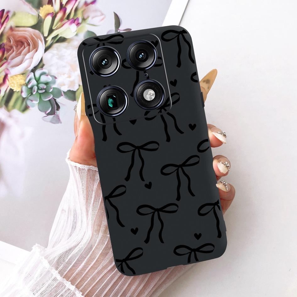 For Motorola Signature 2026 Case Popular Flower Marble Painted Cover Soft Silicone Black Phone Shell For Moto X70 Air Pro Fundas