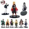 Animefigur Kamado Tanjirou Nezuko Demon Slayer Figur Actionfigurer PVC Modell Leksaker Zenitsu Figur Inosuke Kimetsu No Yaiba