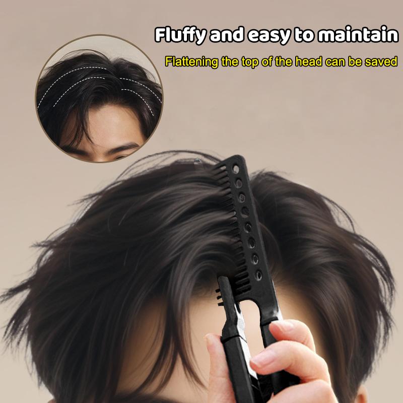 V Type Hair Straightener Brush Diy Hairdress Tool Hairdressing Combs Natural Hair Styling Curling Comb Hair For Male And Female