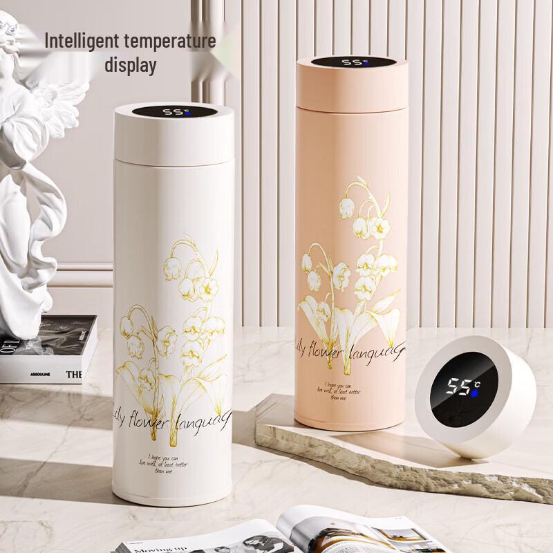 2024 Lily of the Valley 316SS Insulated Tumbler with Straw & LED