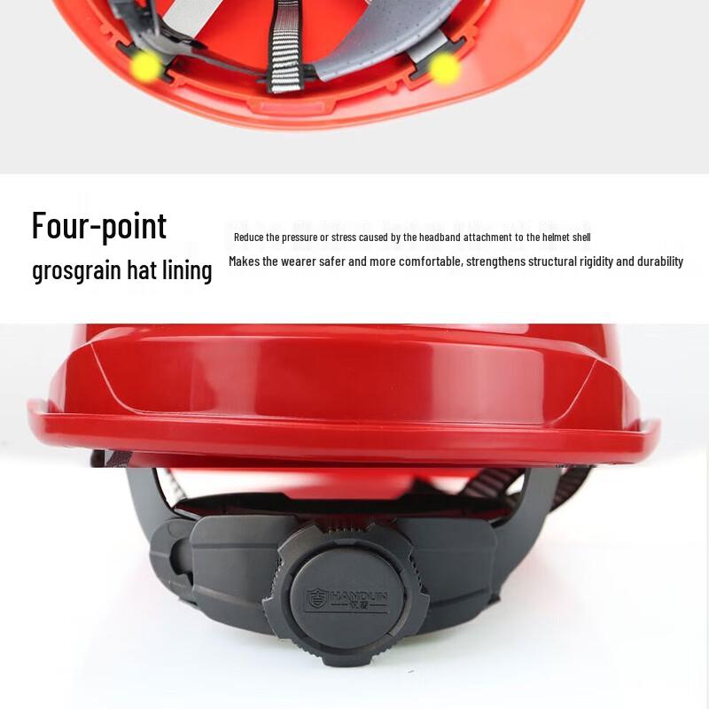 Nuanqin HD-HT62 V-Shaped ABS Breathable Safety Helmet