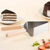 Kuchenschneider aus Edelstahl, Kuchenschneider mit rutschfestem Griff, verstellbare dreieckige Kuchengreiferzange, Backwerkzeug für Desserts
