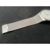 Used SKAGEN watch date display silver mesh belt
