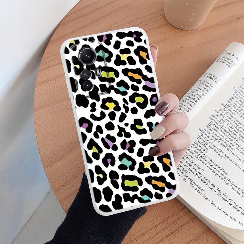Cover For Redmi Note 12S Phone Case Fashion Vintage Leopard Painted Shell Soft Silicone Funda For Redmi Note12S Capa 6.43" Bags