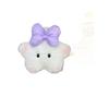 Toys Plush Star With Squeaker And Bow Chain Ultra Soft Stuffed Gifts Animal