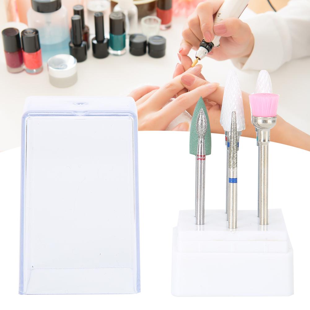 7pcs Professional Electric Nail Drill Bits Set Manicure Pedicure Nail Polisher Accessory