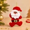 Christmas Character Ornament Soft Fabric with Filled Profile, Integrated Loop, and Placement Without Separate Tools