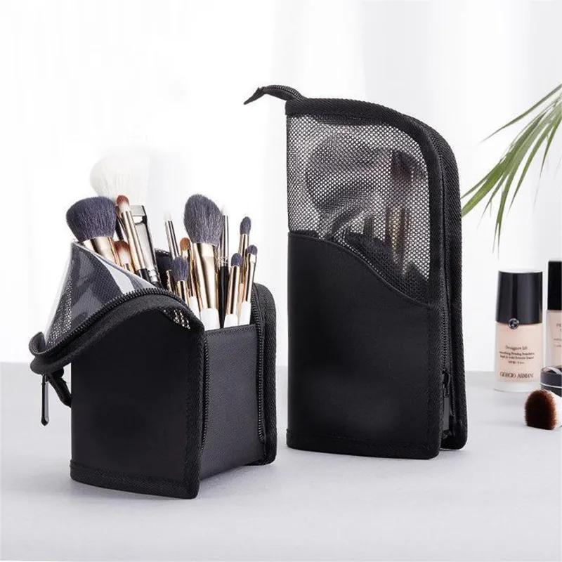 Multi Functional Large Capacity Simple Eyebrow Pencil Bag Portable And Portable Makeup Bag Waterproof And Visible Makeup Storage Bag YLE248